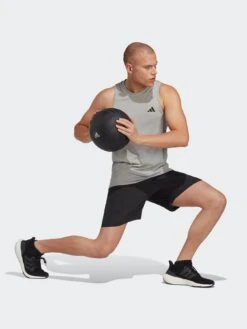 Adidas Men's Plus Size Training Essentials Woven Short - BLACK/WHITE -Sport Sphere VH9CI SQ3 0000000019 BLACK WHITE MDo