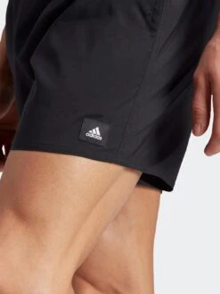 Adidas Men's Solid Small Logo Swim Short - BLACK -Sport Sphere VH9CS SQ4 0000000004 BLACK MDd