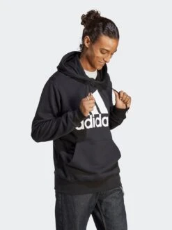 Adidas Plus Size Big Logo Hoodie - Black