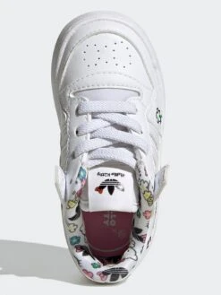 Adidas Originals X Hello Kitty Infant Forum Low Trainers - White/Black -Sport Sphere VHBR2 SQ4 0000000269 WHITE BLACK SLt