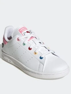 Adidas Originals Unisex Kids Stan Smith Trainers - White -Sport Sphere VHBT0 SQ3 0000000013 WHITE SLf