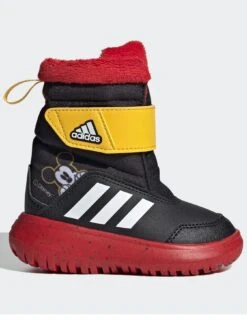 Adidas Sportswear Unisex Infant Winterplay Mickey Mouse Trainers - Black/Multi