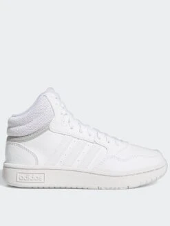 Adidas Sportswear Unisex Kids Hoops 3.0 Mid Trainers - White