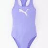 Puma Girls Racerback Swimsuit - Purple
