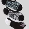 Vans Girls Zebra Daze Socks