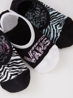 Vans Girls Zebra Daze Socks -Sport Sphere VHD8Z SQ4 0000000019 BLACK WHITE SLd