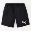 Puma Boys Medium Length Swim Shorts - Black