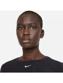 Nike The One Twist Cropped Short Sleeve T-Shirt - Black -Sport Sphere VHGJ3 SQ4 0000000004 BLACK MDd