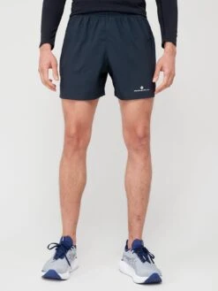 Ronhill Men's Ronhill Tech Running Revive 5Inch Twin Short - Black -Sport Sphere VHST3 SQ4 0000000004 BLACK MDd