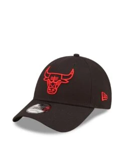 New Era Chicago Bulls Neon Outline 9Forty Cap Black Yellow