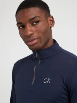 Calvin Klein Golf Newport Half Zip Top - Navy -Sport Sphere VHVG3 SQ4 0000000048 NAVY MDd