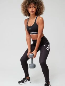 Adidas Performance Powerimpact Training Medium-support Techfit Bra - Black -Sport Sphere VHZJN SQ3 0000000004 BLACK MDo