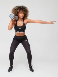 Adidas Performance Powerimpact Training Medium-support Techfit Bra - Black -Sport Sphere VHZJN SQ6 0000000004 BLACK MDd2