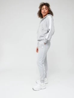 Adidas Sportswear Essentials 3-stripes French Terry Bomber Full-zip Hoodie - Grey -Sport Sphere VHZJR SQ3 0000000005 GREY MDo