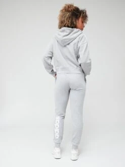 Adidas Sportswear Essentials Linear French Terry Cuffed Joggers - Grey/White -Sport Sphere VHZKD SQ5 0000000005 GREY MDd1