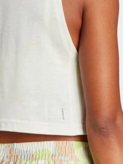 Adidas Performance Train Essentials Cotton 3-stripes Crop Tank Top - Grey -Sport Sphere VHZKM SQ5 0000000005 GREY MDd1