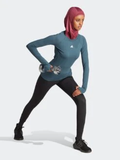 Adidas Performance Long Sleeve T-Shirt - Green -Sport Sphere VHZNM SQ3 0000000047 GREEN MDo