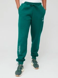 Adidas Sportswear Scribble Embroidery Fleece Joggers - Green