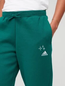 Adidas Sportswear Scribble Embroidery Fleece Joggers - Green -Sport Sphere VHZNT SQ4 0000000047 GREEN MDd