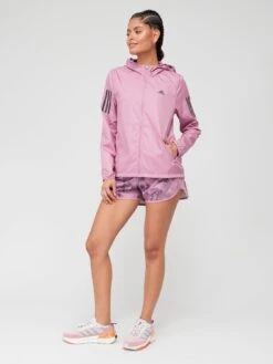 Adidas Performance Own The Run Hooded Running Windbreaker - Pink -Sport Sphere VHZO2 SQ3 0000000063 PINK MDo