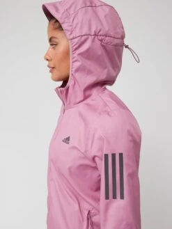 Adidas Performance Own The Run Hooded Running Windbreaker - Pink -Sport Sphere VHZO2 SQ4 0000000063 PINK MDd