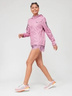 Adidas Performance Own The Run Hooded Running Windbreaker - Pink -Sport Sphere VHZO2 SQ5 0000000063 PINK MDd1