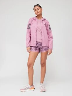 Adidas Performance Own The Run Hooded Running Windbreaker - Pink -Sport Sphere VHZO2 SQ6 0000000063 PINK MDd2