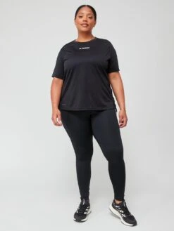 Adidas Women's Multi T-shirt - Black -Sport Sphere VHZOG SQ3 0000000004 BLACK MDo