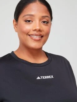 Adidas Women's Multi T-shirt - Black -Sport Sphere VHZOG SQ4 0000000004 BLACK MDd