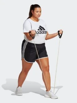 Adidas Performance Marathon 20 Running Shorts - Black/White -Sport Sphere VHZOL SQ3 0000000019 BLACK WHITE MDo