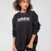 Adidas Sportswear All Szn Fleece Graphic Sweatshirt - Black