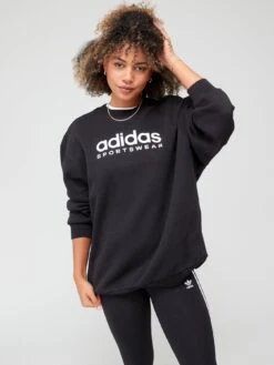 Adidas Sportswear All Szn Fleece Graphic Sweatshirt - Black -Sport Sphere VHZP1 SQ6 0000000004 BLACK MDd2