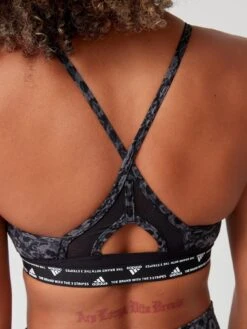 Adidas Performance Aeroreact Training Light-support Bra Floral Print - Black/Multi -Sport Sphere VHZR6 SQ6 0000000292 BLACK MULTI MDd2