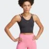 Adidas Performance Hiit Heat.rdy Crop Tank Top - Black