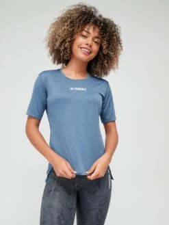 Adidas Women's Multi T-shirt - Blue