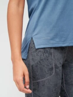 Adidas Women's Multi T-shirt - Blue -Sport Sphere VHZRQ SQ6 0000000005 GREY MDd2