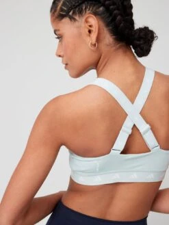 Adidas Performance Powerimpact Luxe Training Medium-support Bra - Green -Sport Sphere VHZUJ SQ5 0000000047 GREEN MDd1