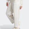 Adidas Sportswear Essentials 3-stripes Open Hem Fleece Joggers - Off White