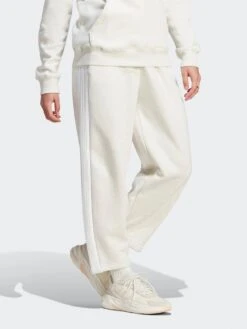 Adidas Sportswear Essentials 3-stripes Open Hem Fleece Joggers - Off White -Sport Sphere VHZV6 SQ3 0000000795 OFF WHITE MDo