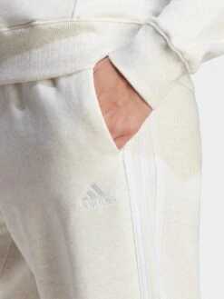 Adidas Sportswear Essentials 3-stripes Open Hem Fleece Joggers - Off White -Sport Sphere VHZV6 SQ4 0000000795 OFF WHITE MDd