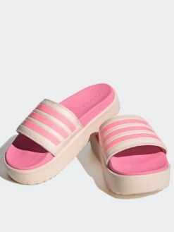 Adidas Sportswear Adilette Platform Sliders - Pink -Sport Sphere VI0QW SQ3 0000000063 PINK SLf