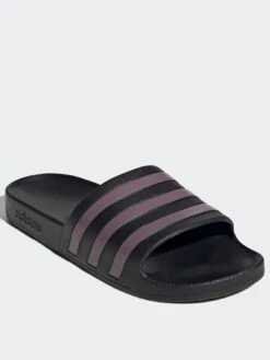 Adidas Sportswear Adilette Aqua Sliders - Black -Sport Sphere VI0UJ SQ3 0000000004 BLACK SLf