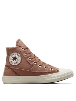 Converse Chuck Taylor All Star Patchwork Canvas Hi - Brown