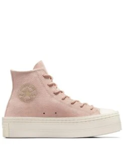 Converse Chuck Taylor All Star Modern Lift Suede Hi - Pink