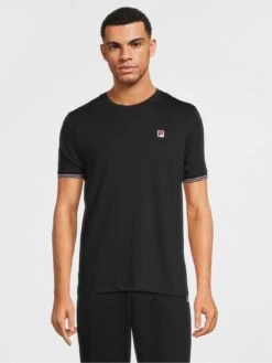 Fila Caleb Essential Tee With Taping Cuffs - Black