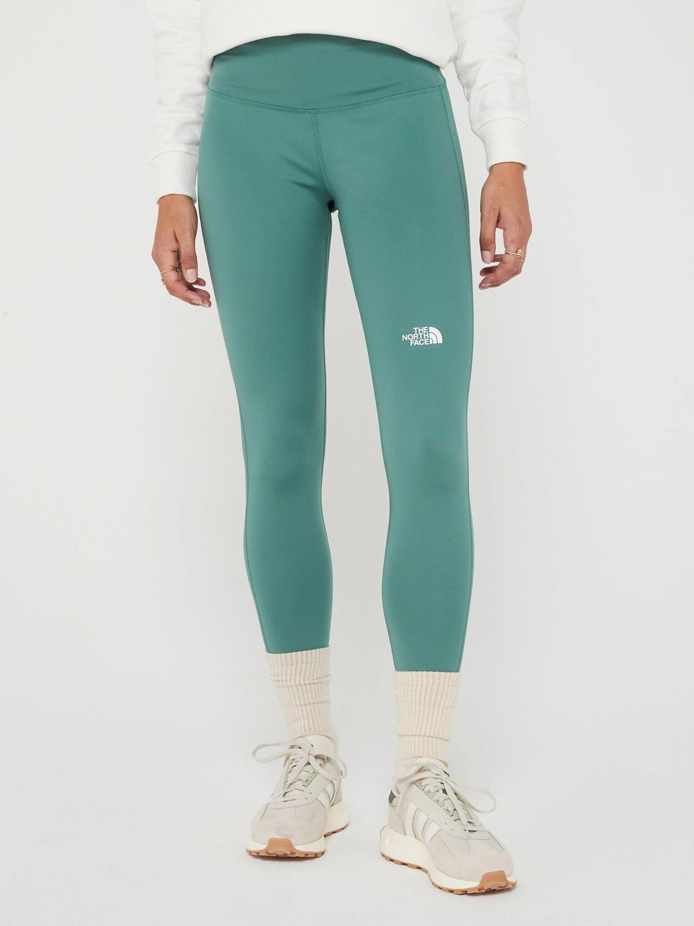 THE NORTH FACE Women's Flex High Rise 7/8 Tight - Green 1 THE NORTH FACE Women's Flex High Rise 7/8 Tight - Green