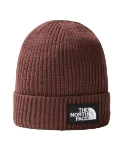 THE NORTH FACE Women's TNF Logo Box Cuffed Beanie - Brown