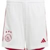 Adidas Ajax Junior 23/24 Home Stadium Shorts - White