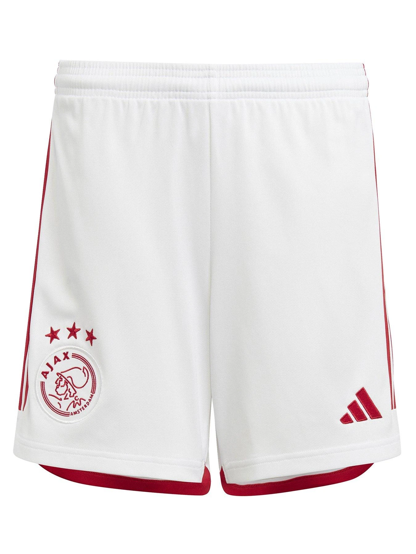 Adidas Ajax Junior 23/24 Home Stadium Shorts - White 1 Adidas Ajax Junior 23/24 Home Stadium Shorts - White