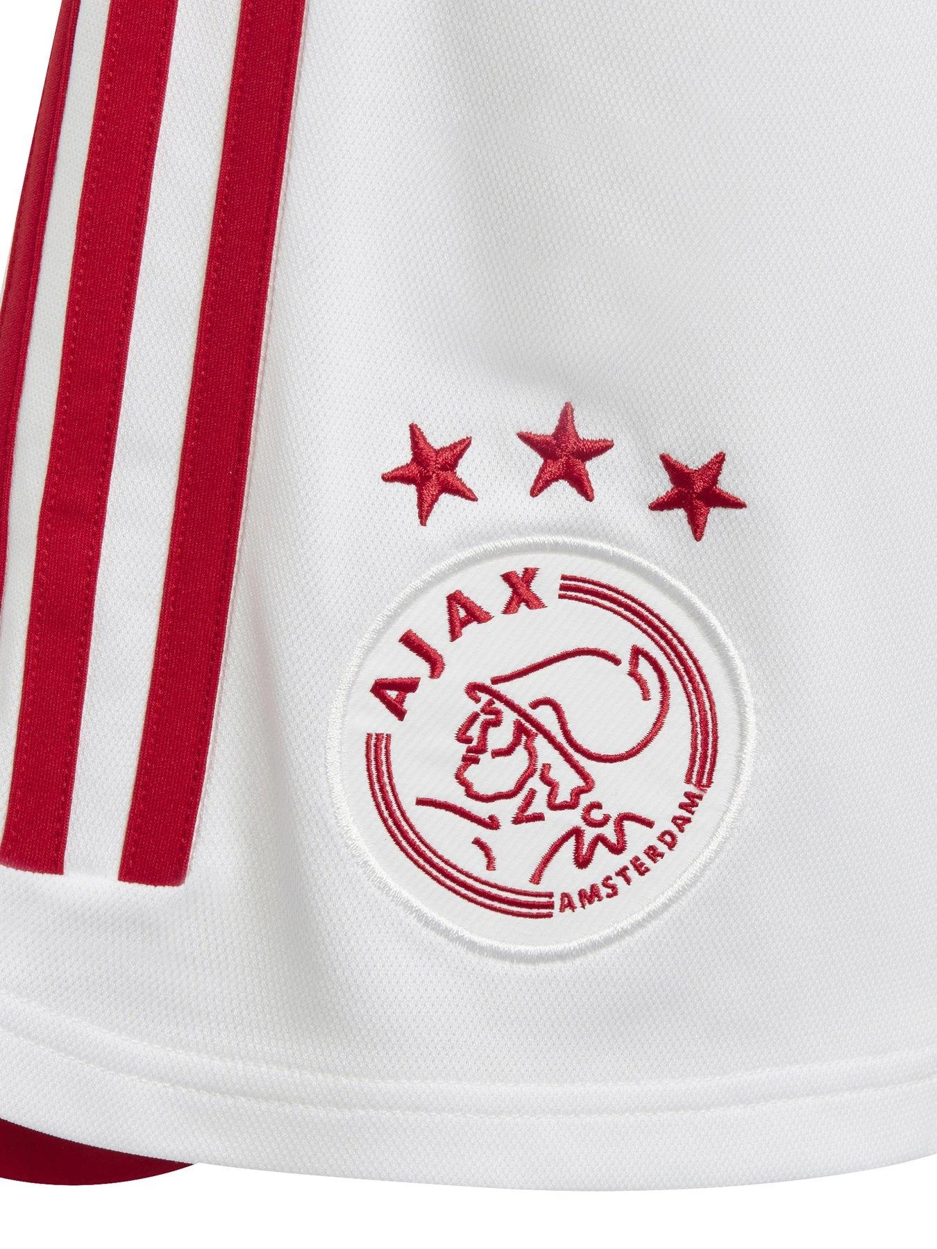 Adidas Ajax Junior 23/24 Home Stadium Shorts - White 4 Adidas Ajax Junior 23/24 Home Stadium Shorts - White - Image 4